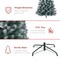 Best Choice Products Artificial Frosted Christmas Tree, Premium Unlit Spruce Design, Dense Branches – Blue Spruce